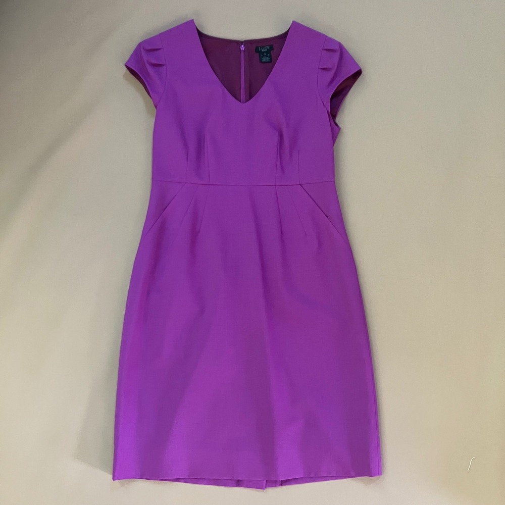 J. Crew  Purple Sheath Dress